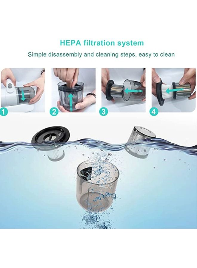 ISank Mattress Vacuum Cleaner, Handheld Cordless UV Vacuum Effectively Clean Up Bed, Pillows, Cloth Sofas, Carpets and Ther Fabric Surfaces  - Image 5