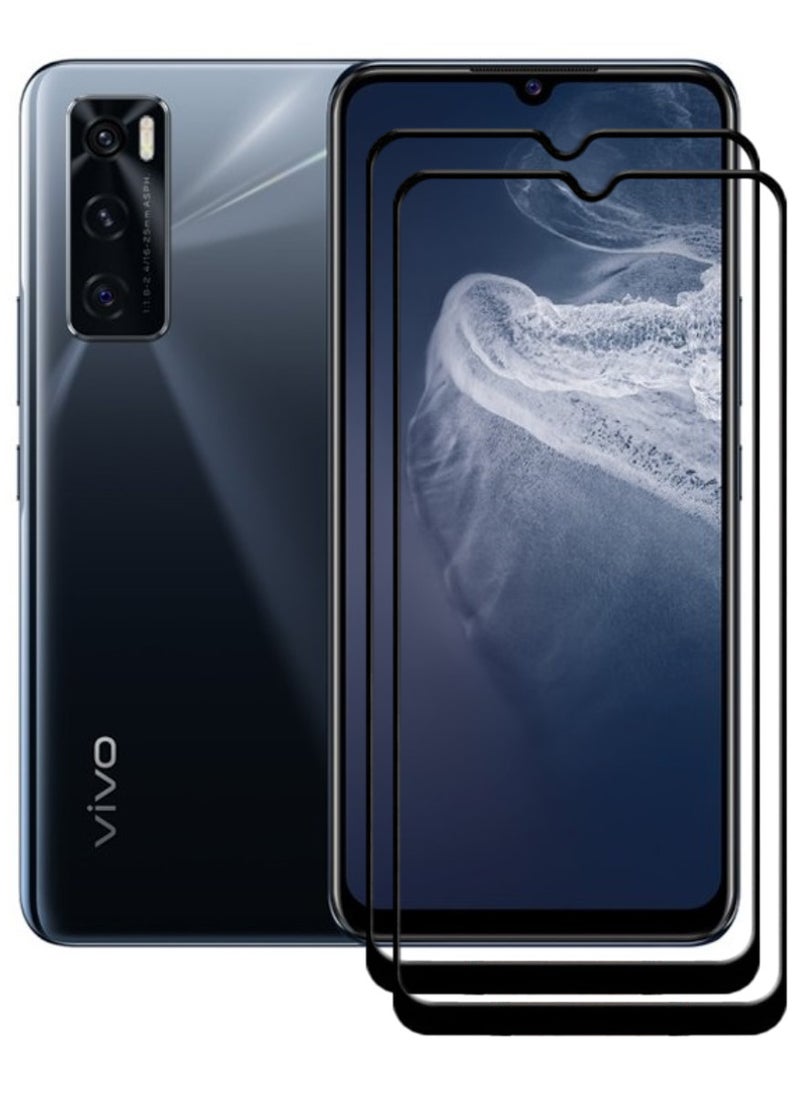 ACLIX 2 Pieces Antistatic ESD Dustproof Premium Quality High Definition Tempered Glass Screen Protector Designed For vivo V20 SE - Image 1