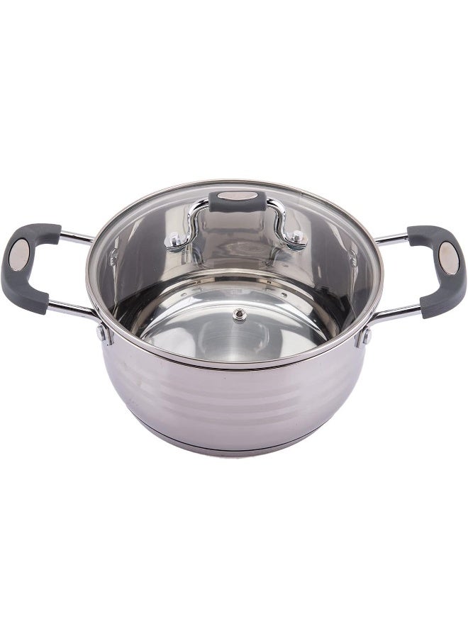 AKDC Sturdy S/S Casserole W/id - Keep Chapatis, Vegetables, Rice Hot Forong Hours - Image 3