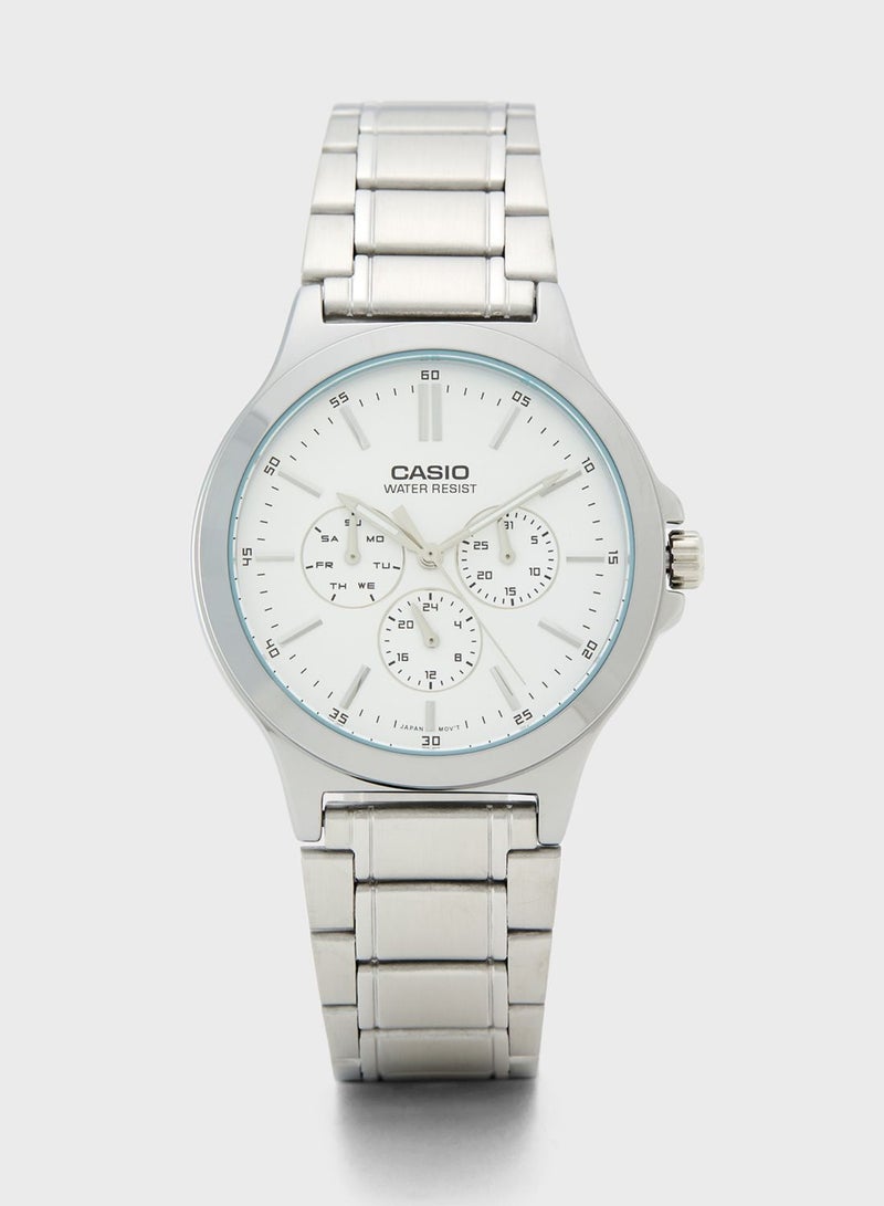 CASIO Classic Steel Strap Analog Watch - Image 1