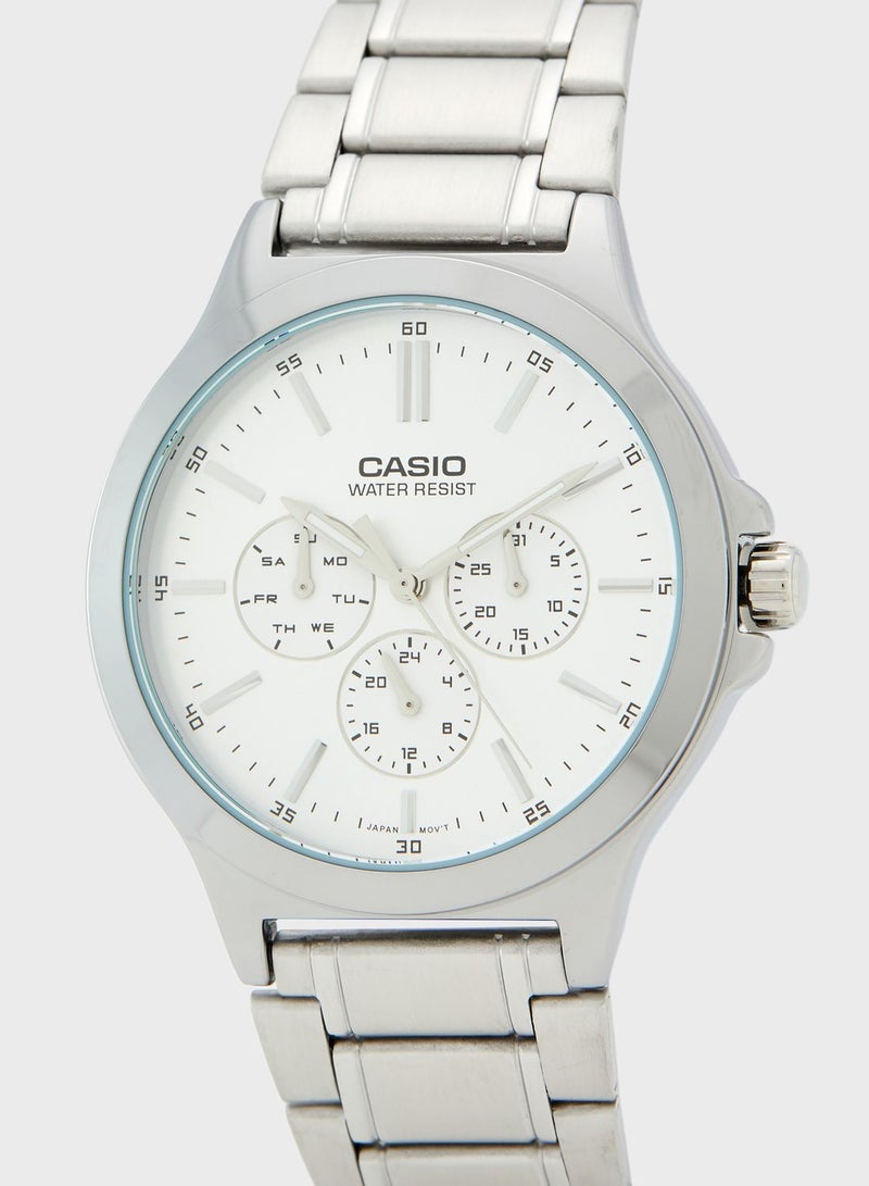 CASIO Classic Steel Strap Analog Watch - Image 2