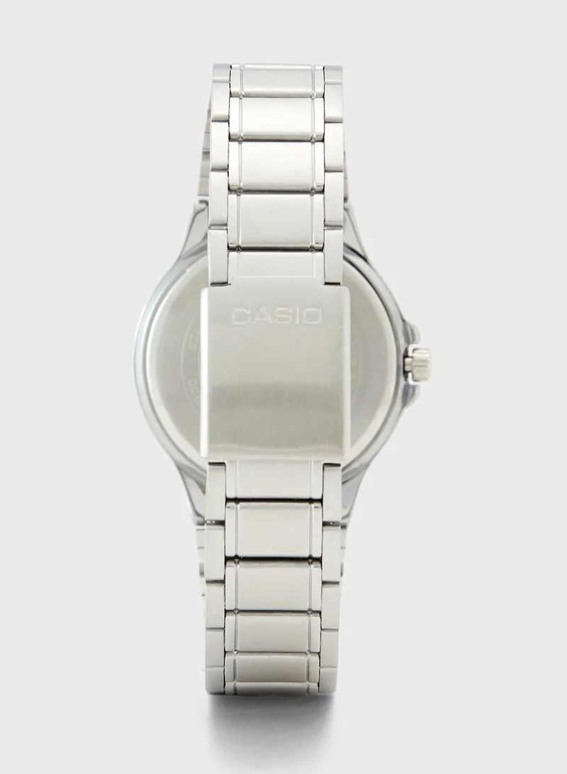 CASIO Classic Steel Strap Analog Watch