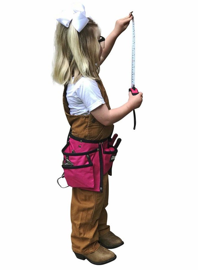 DIY Jr My First Tool Set - Pink by . - Real Tool Set for Kids Pink Tools for Girls Toolbelt Child-Sized Tools Complete Tool Set for Girls Tools for Small Hands - Image 4