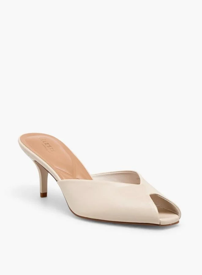 Celeste Women Stiletto Heel Peep Toe Shoes