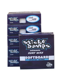 Sticky Bumps Softboard Wax 6 Pack (Choose Temperature) (Cool;Cold)  - Image 1