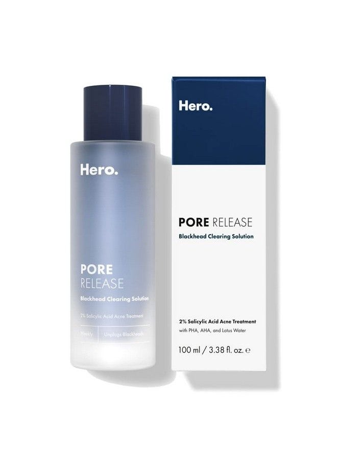 Hero Cosmetics Pore Release Blackhead Clearing Solution Exfoliating Toner Featuring Bha Pha Aha And 2% Salicylic Acid (100 Ml)  - Image 2