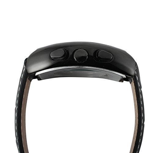 FORSINING Men's Automatic Self-Winding Rectangle Watch Calendar Genuine Leather Strap Tourbillon Watch - Image 3