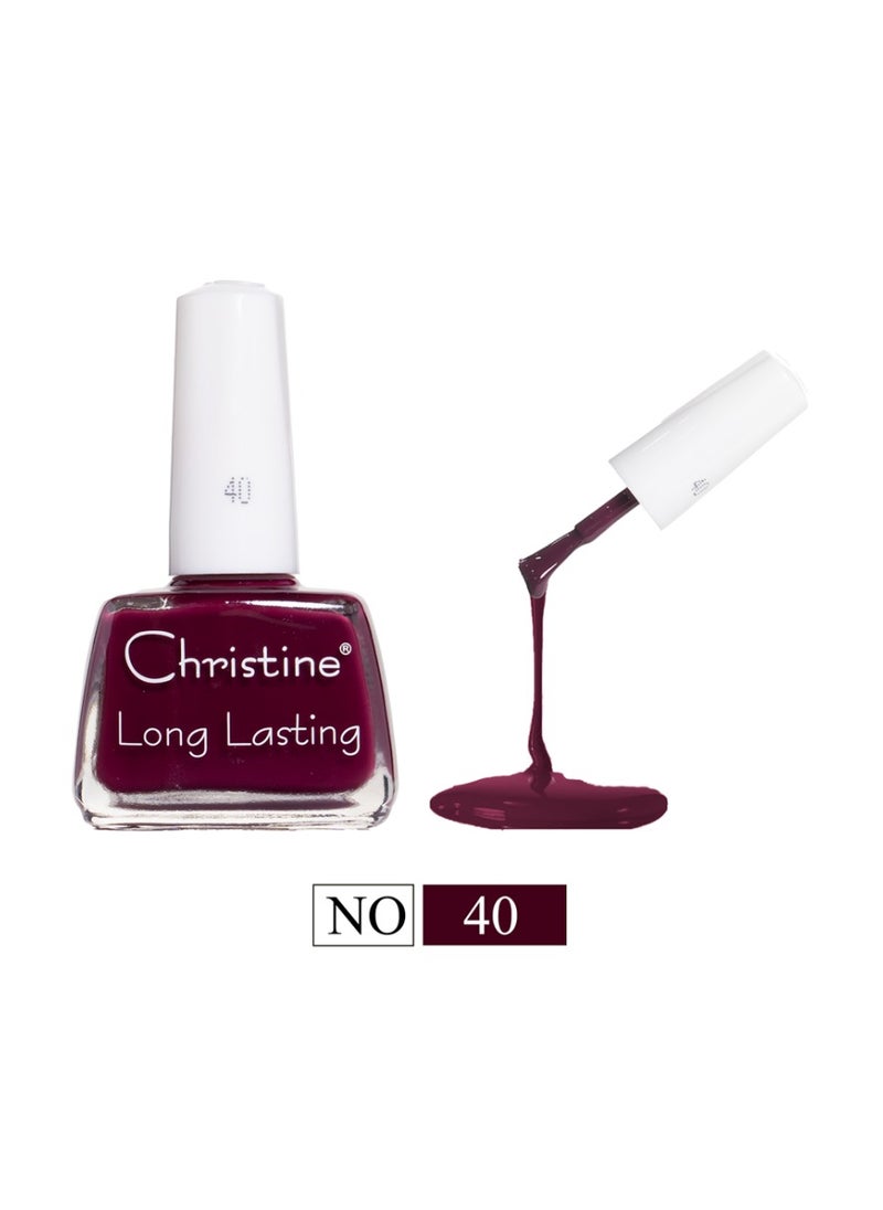 Christine Nail Polish LongLasting 40 - pzsku/Z7F272FFBB3C7898A269EZ/45/_/1720472006/ba5abd81-c3e8-4a9f-8687-bc8cc809d20b