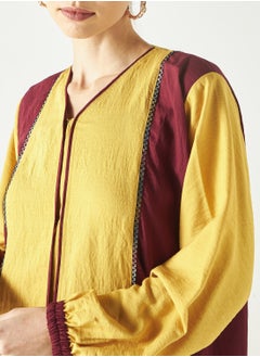 هدية المدينة  عباية بلونين مع الحجاب  - Image 3