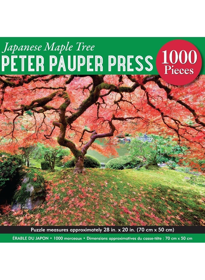 Peter Pauper Press Japanese Maple Tree Jigsaw Puzzle - Image 2