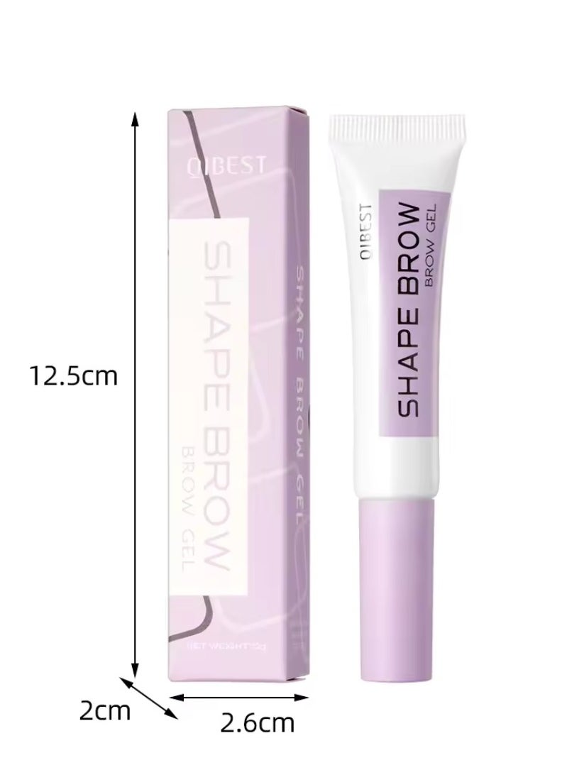 QiBest - Brow Shape Gel Eyebrow Styling Gel Long Lasting Quick Drying and Fixing Brow Gel Eyebrow Styling Soap Glue Brows Shaping Cream Natural Eyebrows Eyebrow Lift Clear Shaping Wax - Image 1