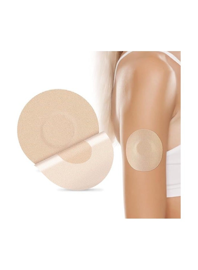 VIUAUAX 20pack Waterproof Adhesive Patches for freestyle Libre2/3 precut sensor Covers Flesh Flexible CGM Patches Without Glue in The Center-Enlite-Guardian-Freestyle Libre 14 Day Sensor Patches - Image 1