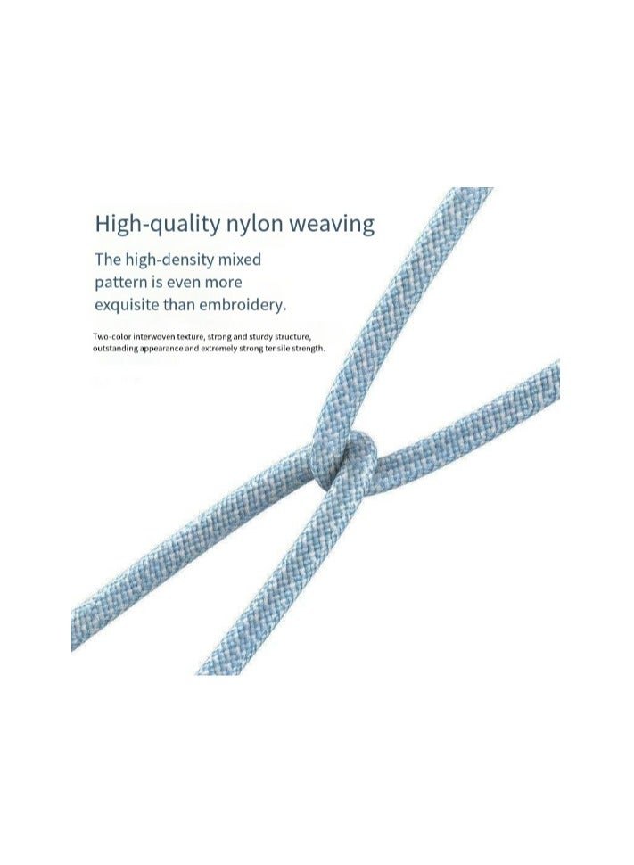 ينطبق على خطوط الشحن السريع لهاتف USB-Type-C (فضي رمادي، متر واحد) - Image 5