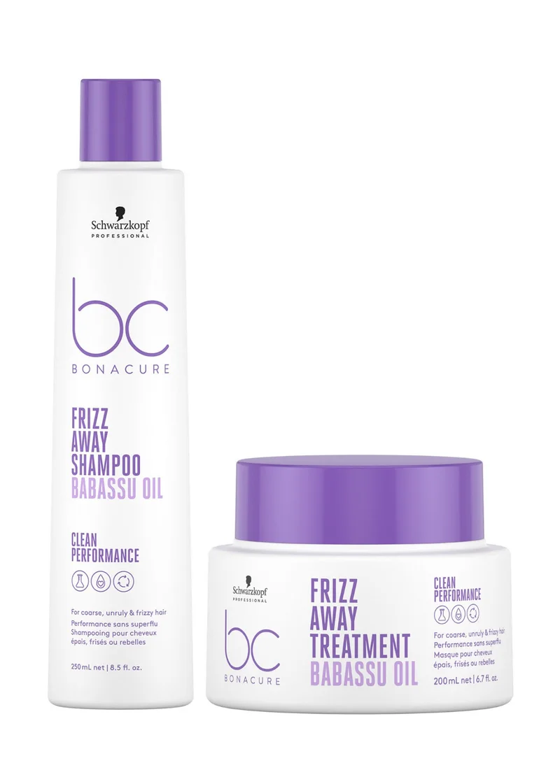 Schwarzkopf شامبو وعلاج Bonacure Frizz Away للشعر المجعد