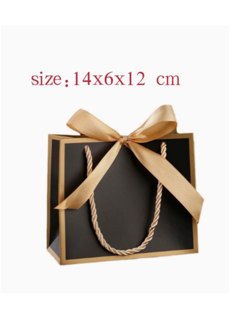 10 Packs Gift Bags with Handles Elegant Gift Bags With Bow Ribbon for Wedding Bridal Shower Birthday Housewarming Holiday Gift Bags - Image 5