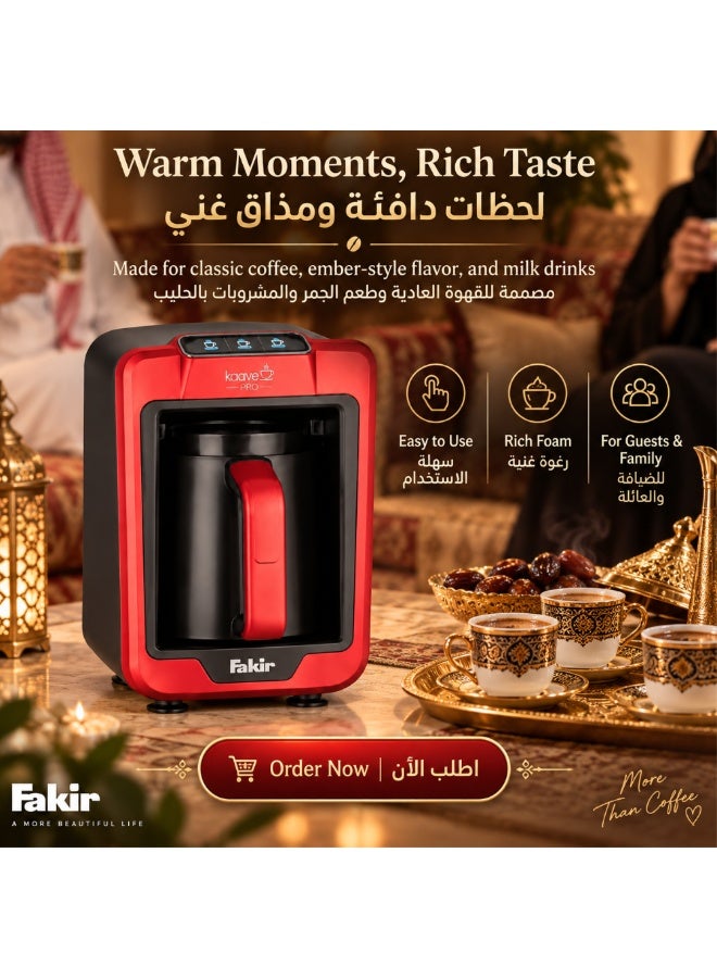 Fakir Automatic Turkish Coffee Maker, 4 Cups, Rouge Red - Image 4