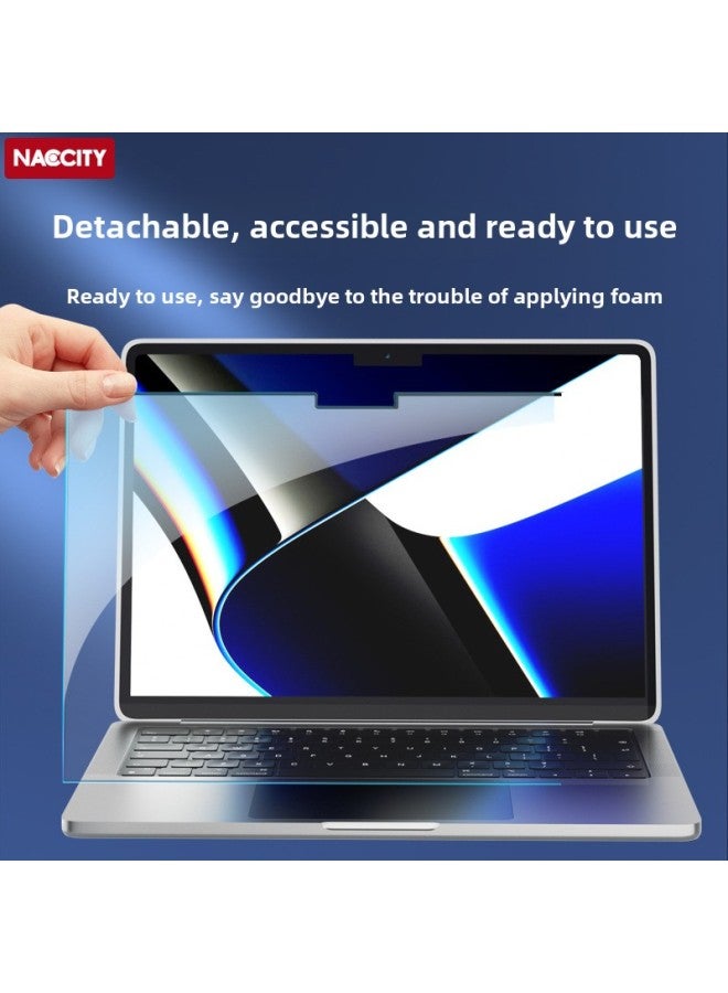 For Macbook Air Magnetic Film 13 Inch Screen Film 16 Electrostatic Adsorption 2022 Pro HD M2-Dimensions:2024 Macbook Pro (m4/m4 Max) 16inch - Image 2