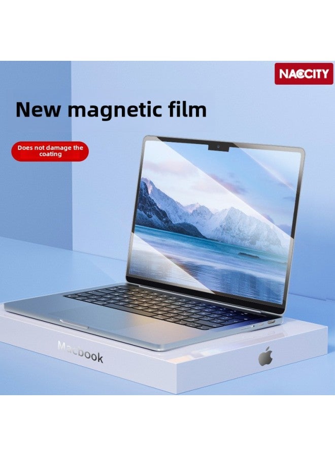 For Macbook Air Magnetic Film 13 Inch Screen Film 16 Electrostatic Adsorption 2022 Pro HD M2-Dimensions:2024 Macbook Pro (m4/m4 Max) 16inch - Image 1