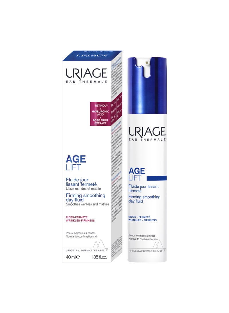 Uriage Age Lift Firming And Wrinkle Smoothing Face Fluid | Anti-Ageing Formula | For All Skin Types Including Sensitive 40ml - Image 2