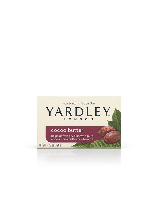 Yardley Moisturizing Bar Cocoa Butter 4.0 Oz (Pack Of 6)  - Image 1