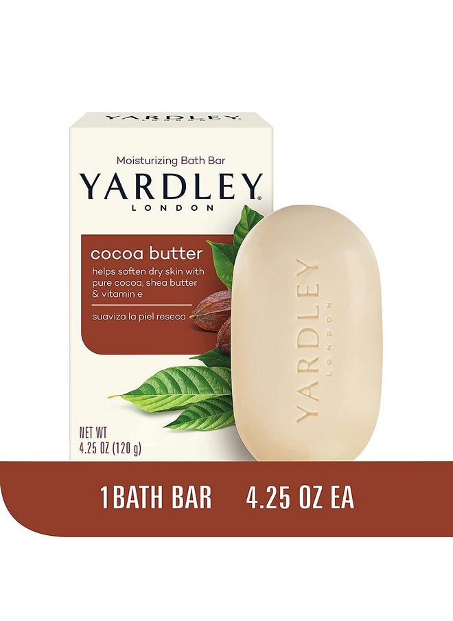 Yardley Moisturizing Bar Cocoa Butter 4.0 Oz (Pack Of 6)  - Image 2