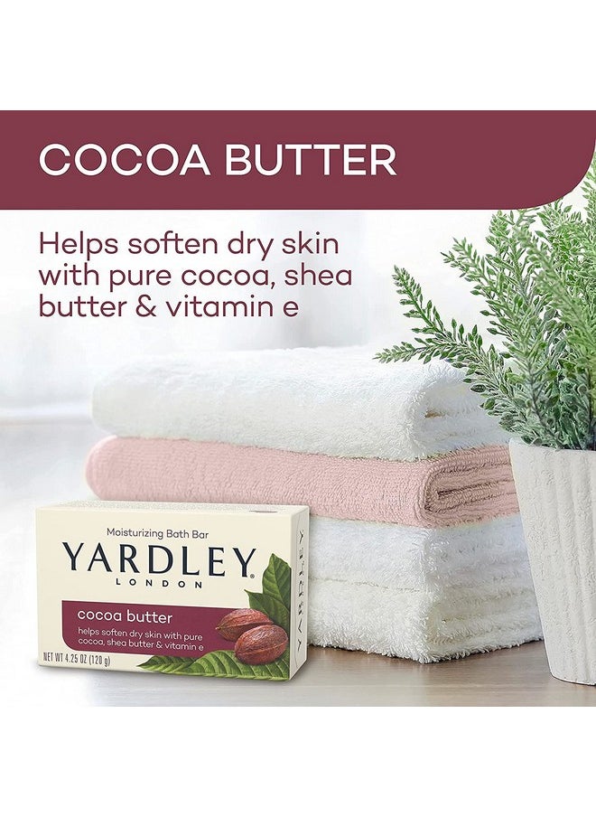 Yardley Moisturizing Bar Cocoa Butter 4.0 Oz (Pack Of 6)  - Image 3