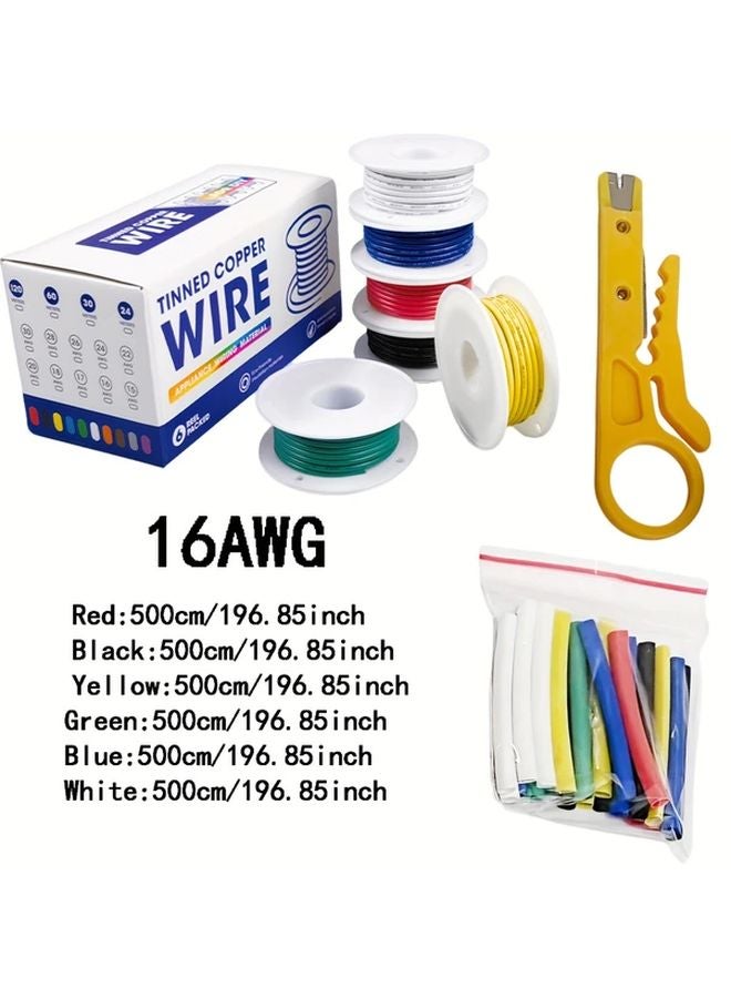 20AWG Flexible PVC Wire 6 Colors Tin Coated Copper Electrical Cable For Home Use - Image 4