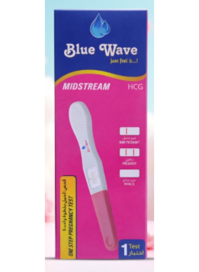 Blue Wave Midstream Pregnancy Test Kit