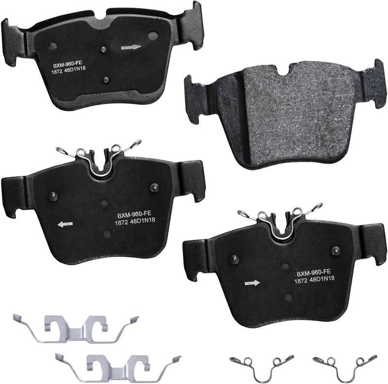 Bendix Premium SBM1872 Semi-Metallic Rear Brake Pads for Mercedes-Benz C43 AMG 2023-2017, C450 AMG 2016, GLC43 AMG 2023-2017, GLC250 2018-2017, GLC300 2023-2016, GLC350e 2020-2018 - Image 1