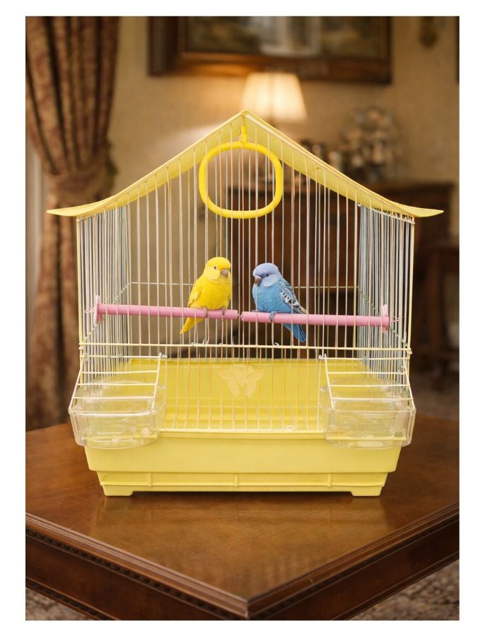 Petto Bird Cage 30×23×39 cm | Durable Metal Cage for Small Birds - Image 1