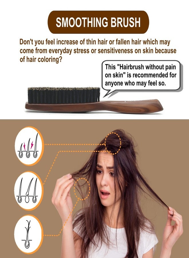 VESS Hair Brush for Glossy and Tangle-Free Thin Hair: Soft Bristles to Prevent Breakage and Reduce Pain on Sensitive Scalps - Image 5