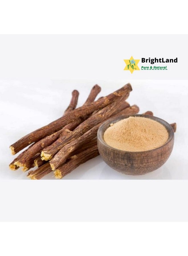 Brightland Bio Organic Mulethi Powder (Yashtimadhu Root), Liquorice Powder For Body, Skin, and Hair (100gm) - Image 2