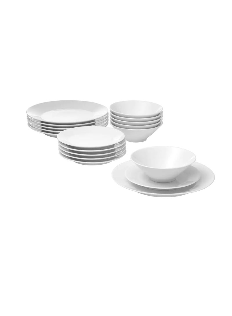 18-piece service, white - Image 1