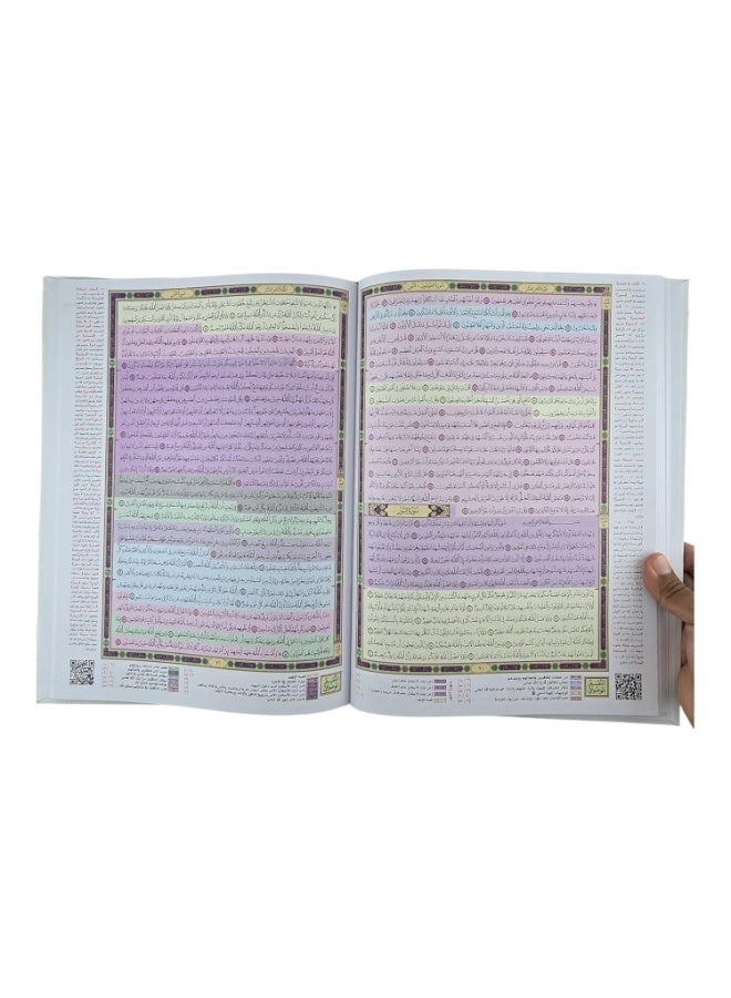 The Qiyam Quran with thematic division of the verses of the Holy Quran, Hafs 'an 'Asim recitation, with the commentary of Hassanein Makhlouf in the margins, 25*35 cm, Jami'i - Image 3