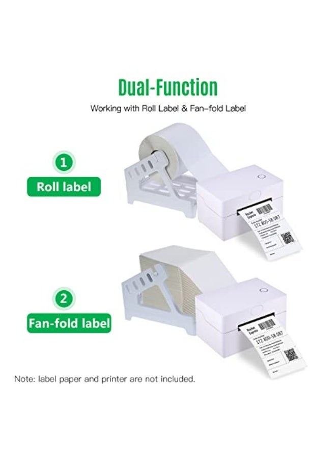 حامل الملصقات، موزع الملصقات الحرارية للأسطوانات والملصقات المروحية (الطراز المدعوم) (أبيض) - Image 4