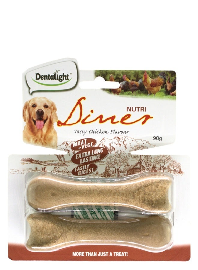 Nutri Diner Dog Treat With Chicken - 90G