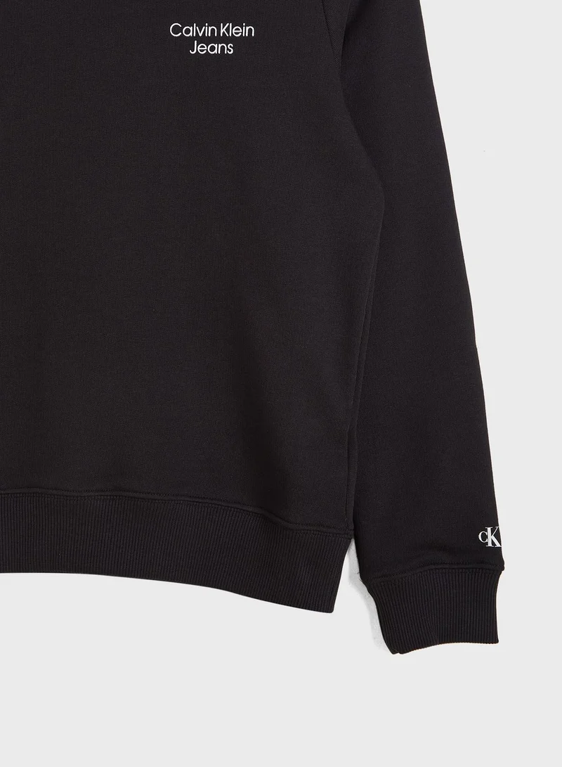 Calvin Klein Jeans Youth Logo Sweatshirt