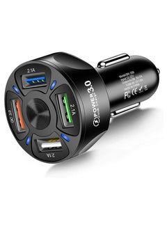 USB Car Charger 3 Port Fast Adapter Phone Charge Compatible with iPhone 12 pro/Max/11/x/8