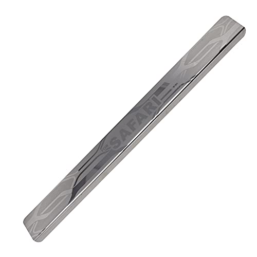 Galio GFX Car Door Sill Guard - Stainless Steel, Protects Painted Edges from Scuffs or Scratches Compatible with Safari Set of 4Pcs (After-Market) Model - 2021 - Image 5