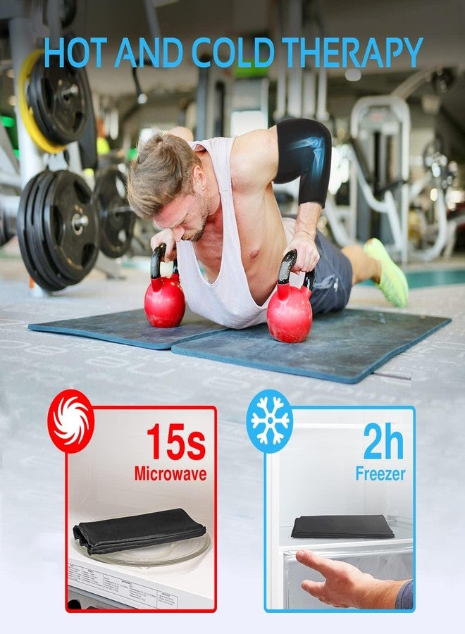 RAMNATH IMPEX RAMNATH Hot & Cold Compression Sleeve | Sports Arm Support Gym, Tennis, Cricket | Breathable Stretchable Elbow Support Guard | 360° Wearable Gel Ice Pack Arthritis, Workout & Injury Recovery Sleeve. - Image 3