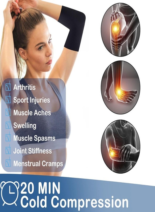RAMNATH IMPEX RAMNATH Hot & Cold Compression Sleeve | Sports Arm Support Gym, Tennis, Cricket | Breathable Stretchable Elbow Support Guard | 360° Wearable Gel Ice Pack Arthritis, Workout & Injury Recovery Sleeve. - Image 5