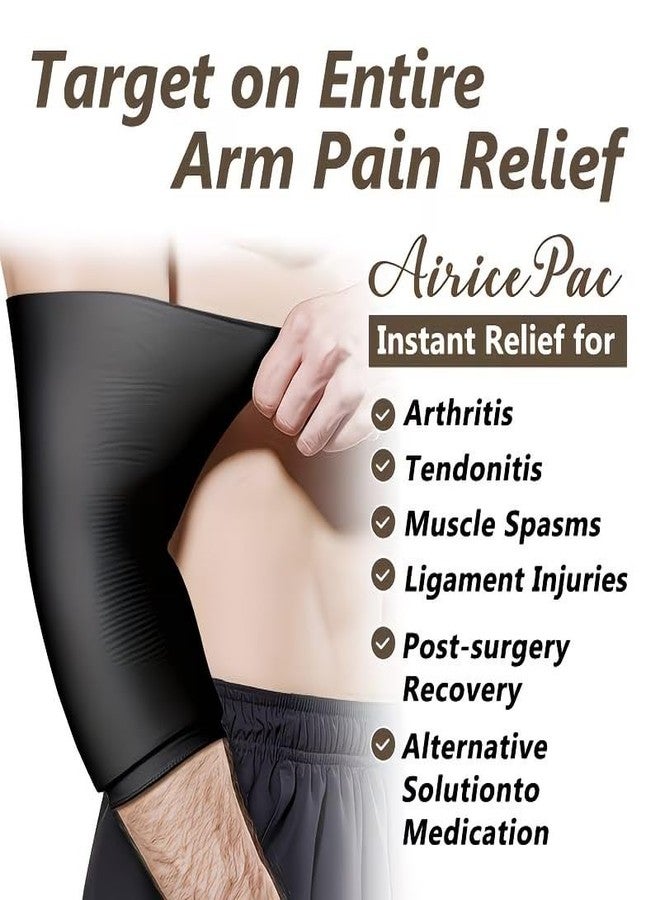 RAMNATH IMPEX RAMNATH Hot & Cold Compression Sleeve | Sports Arm Support Gym, Tennis, Cricket | Breathable Stretchable Elbow Support Guard | 360° Wearable Gel Ice Pack Arthritis, Workout & Injury Recovery Sleeve. - Image 4