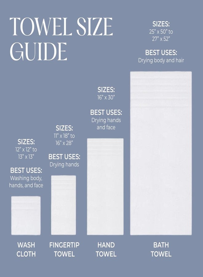 Izod - Towels, 3pc Towel Set, Soft & Absorbent Cotton, Dorm Room Essentials (Flamingo Collection, White) - Image 2