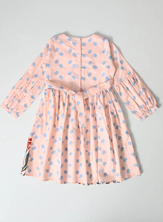 BELLA MODA Floral Peter Pan Dress