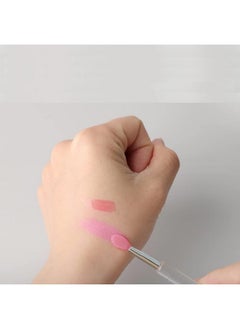 Luzen 6Pcs Professional Silicone Lip Brushes With Lid Plastic Handle Lipstick Lip Gloss Makeup Silicone Brush Cosmetic Applicator Beauty Tool For Applying Lipstick Cream Or Eye Shadow 110Mm  - Image 5