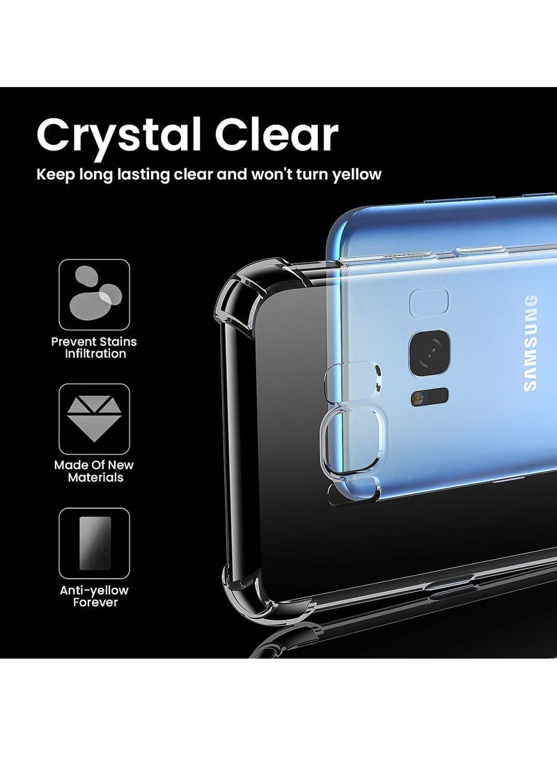 Generic - Samsung S8 Plus Case, Galaxy S8 Plus Transparent Protective Case Soft Silicone TPU Ultra Thin Shockproof Anti-Scratch Bumper Cover for Samsung Galaxy S8 Plus Case – Clear - Image 1
