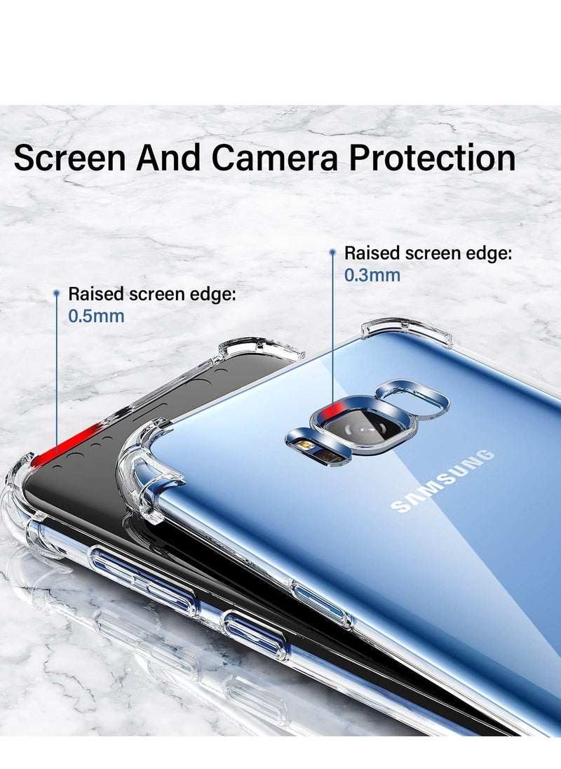 Generic - Samsung S8 Plus Case, Galaxy S8 Plus Transparent Protective Case Soft Silicone TPU Ultra Thin Shockproof Anti-Scratch Bumper Cover for Samsung Galaxy S8 Plus Case – Clear - Image 1