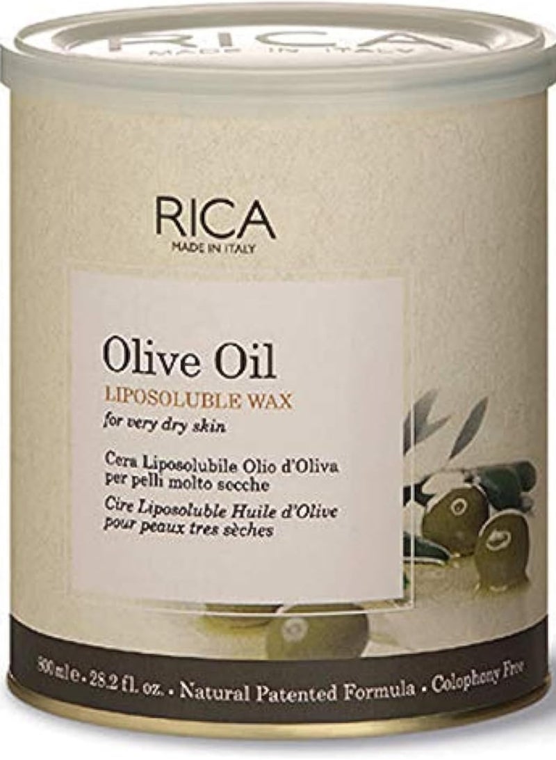 ريكا شمع ريكا القابل للذوبان في الدهون - شمع زيت الزيتون للبشرة الجافة جدًا 800 مل - Image 1