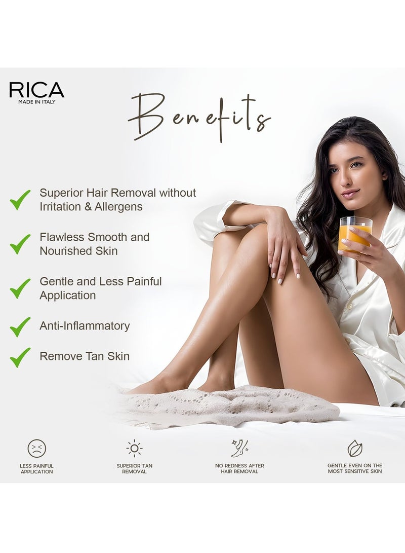 ريكا شمع ريكا القابل للذوبان في الدهون - شمع زيت الزيتون للبشرة الجافة جدًا 800 مل - Image 2