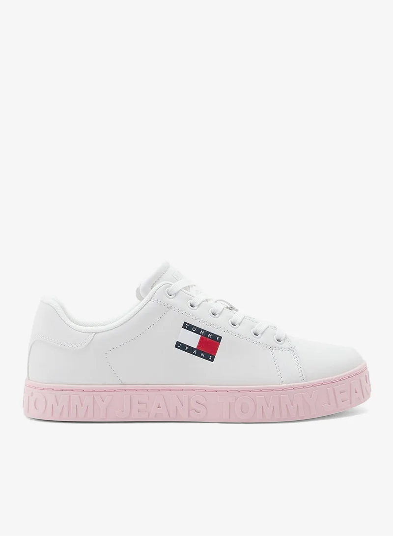 TOMMY JEANS Outsole Logo Lace Up Low Top Sneakers